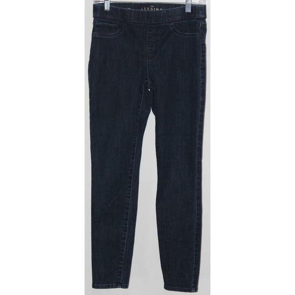 White House Black Market Denim - White House Black Market WHBM Blue Casual Elastic Leggings Jeans Size 4 Long 4L